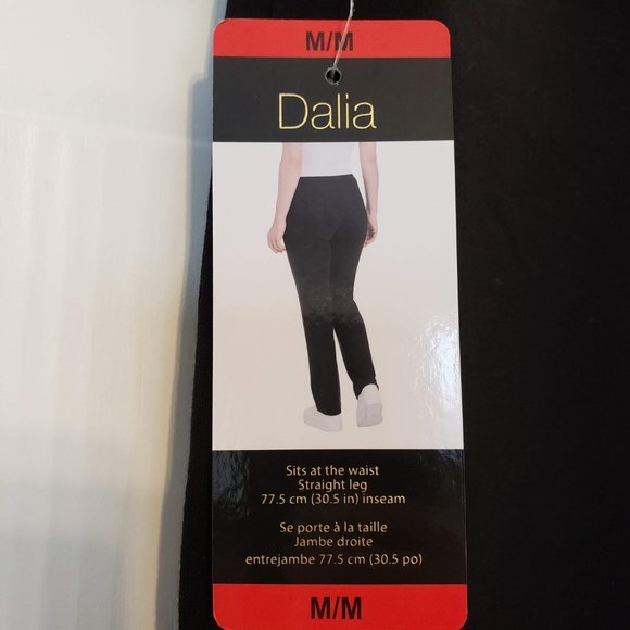 NWT Dalia - Black Sweat Lounge Pants, Size M - Picture 2 of 3